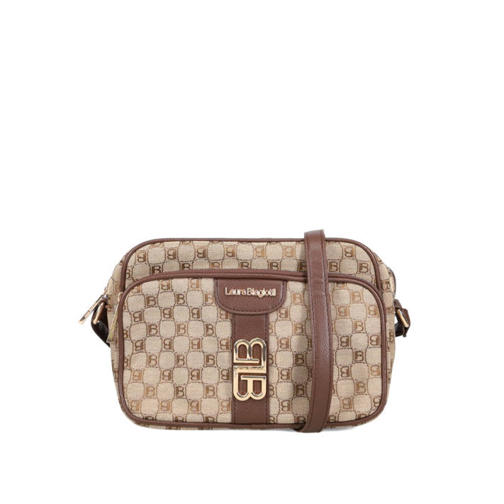 Καφέ τσάντα χιαστί