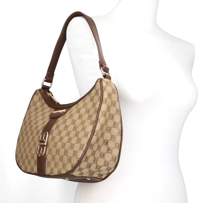 Brown shoulder bag