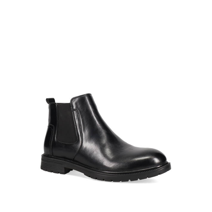 Men''s black Chelsea boot
