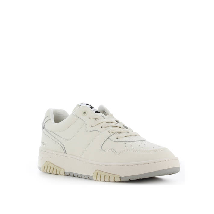 Mens leather white sneaker