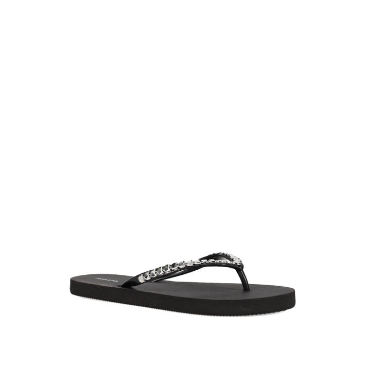 Black flip flop beach sandal