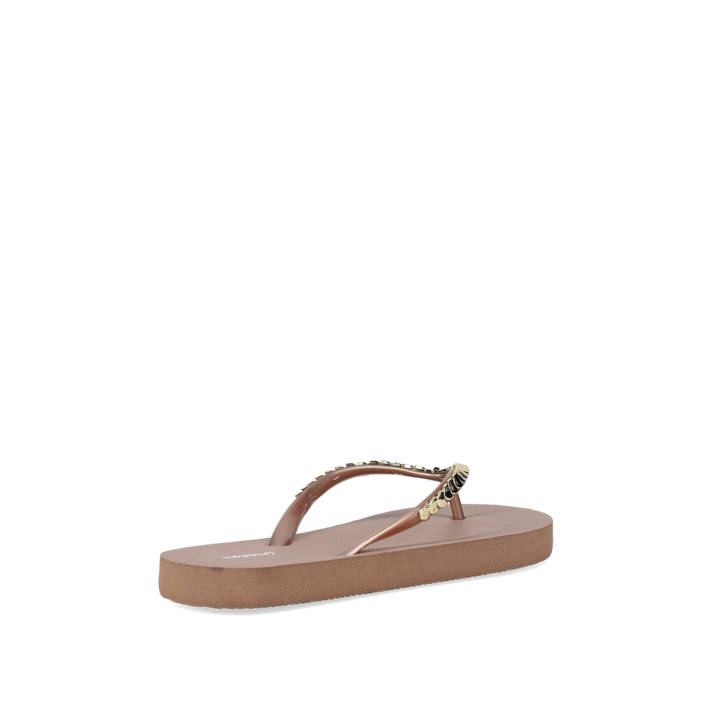 Pink flip flop beach sandal