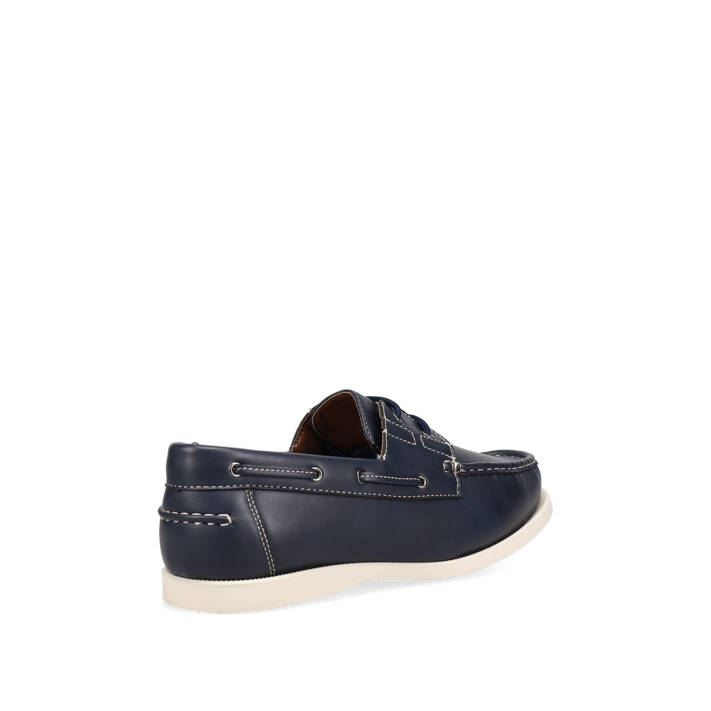 Μπλε ανδρικό παπούτσι boat shoe