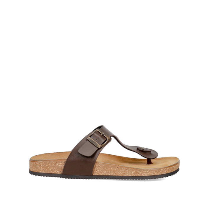 Men''s brown footbed sandal