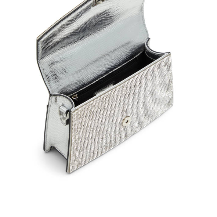 Silver handbag MIRAMA