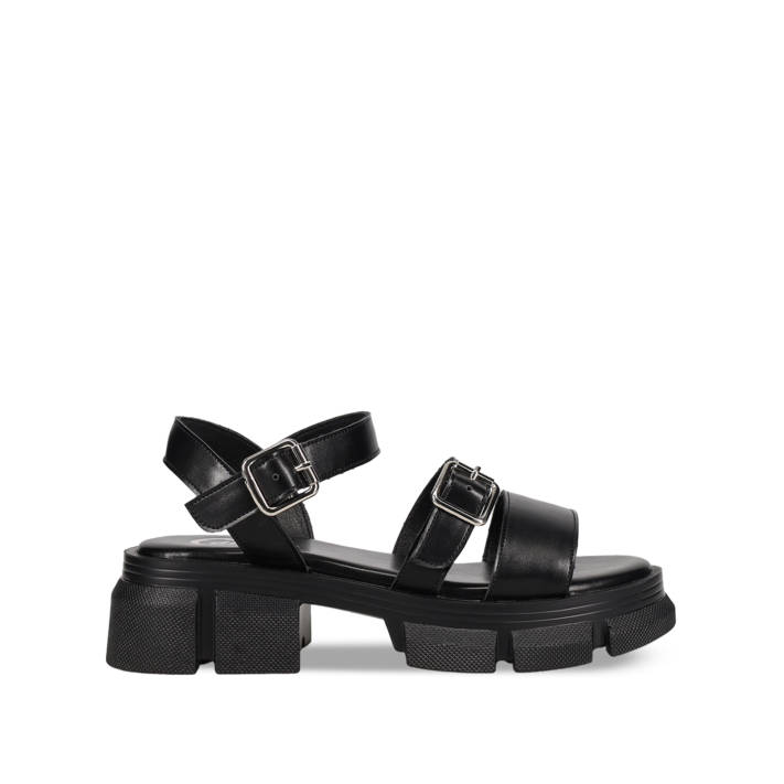 Black chunky sandal