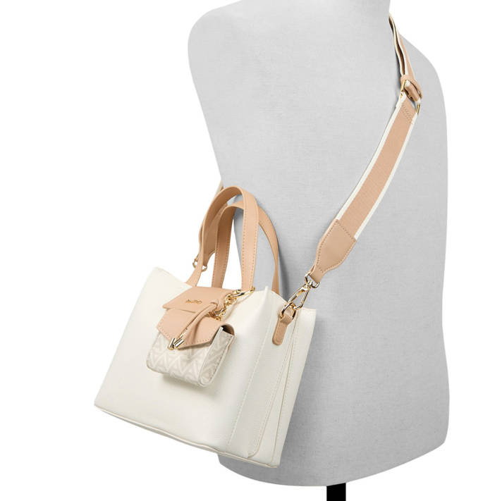 Beige handbag CALIORA