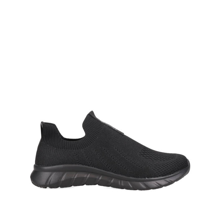 Mens black slip-on sneaker