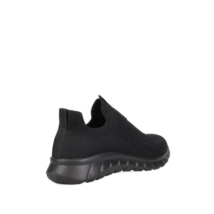 Mens black slip-on sneaker