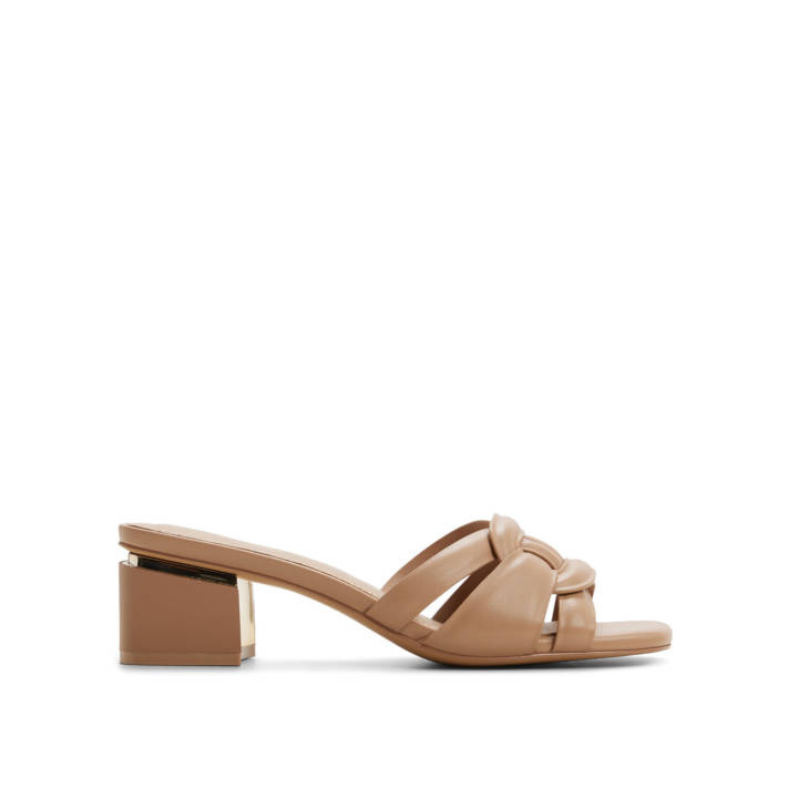 Tan mule sandal NAJLA