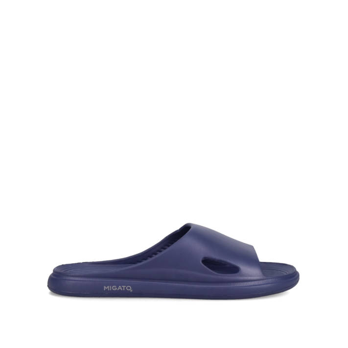 Men''s blue beach slide