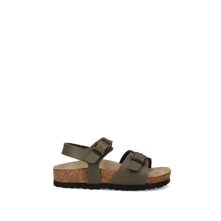Kids khaki footbed sandal