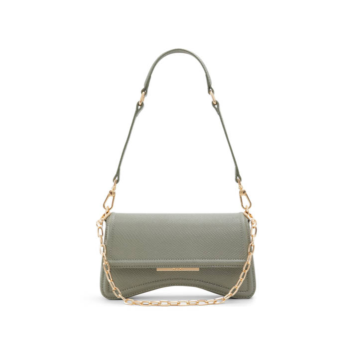 Khaki shoulder bag ANIA