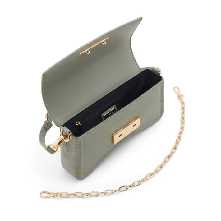 Khaki shoulder bag ANIA