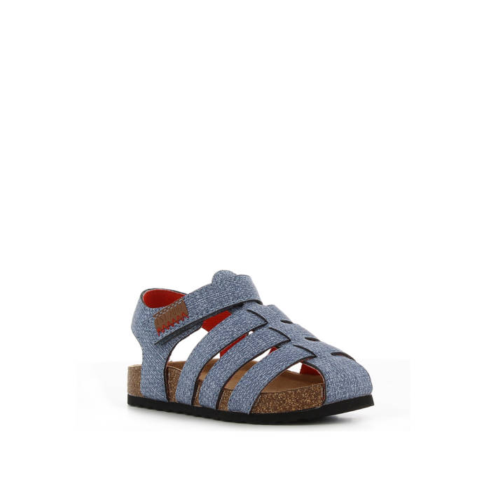 Μπλε denim παιδικό πέδιλο