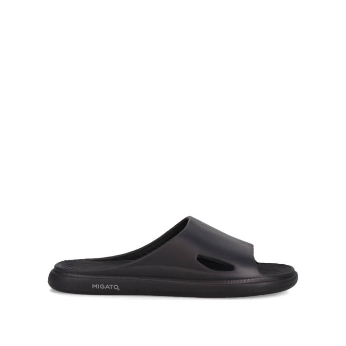 Men''s black beach slide