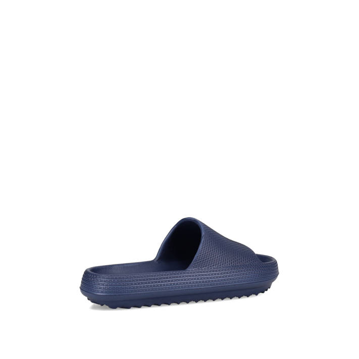 Blue slide sandal
