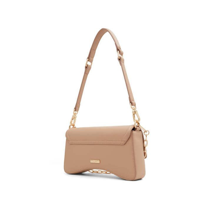 Beige shoulder bag ANIA