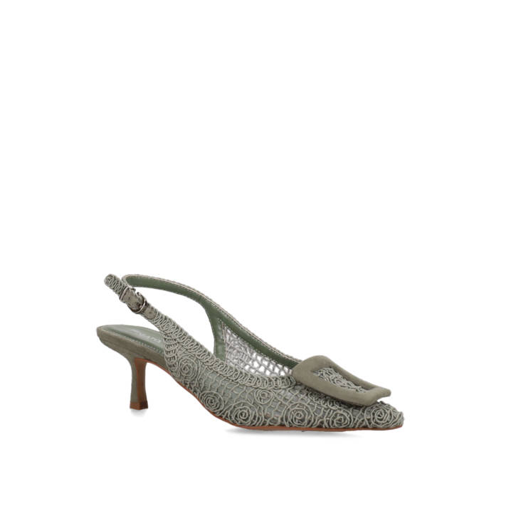 Mint slingback pump