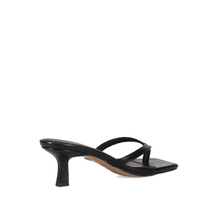 Black mule sandal