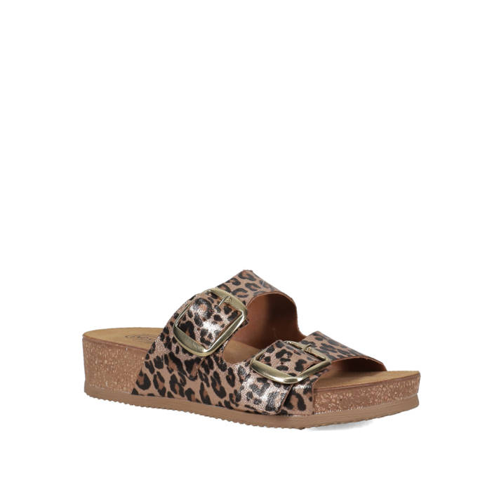 Λεοπάρ footbed σανδάλι