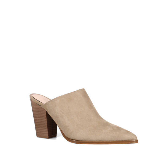 Taupe mule