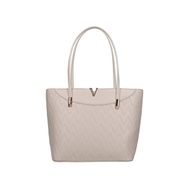 Beige shoulder bag