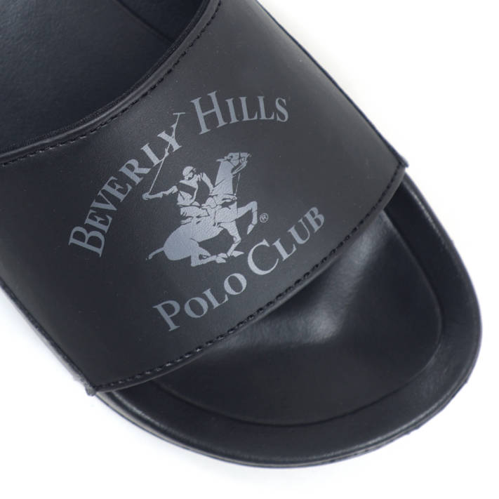 Mens black slide