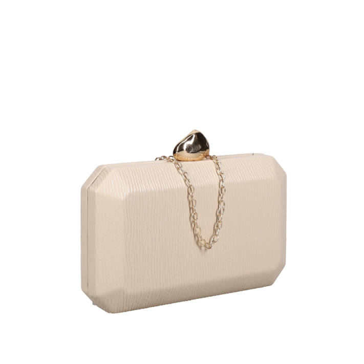 Μπεζ clutch τσαντάκι
