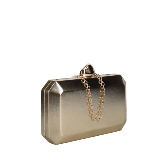 Χρυσό clutch τσαντάκι