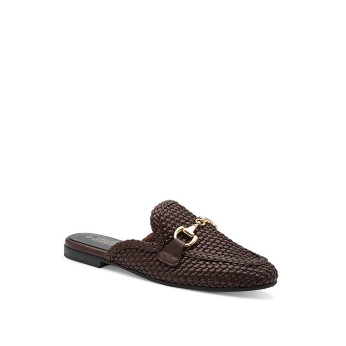 Καφέ πλεκτό mule