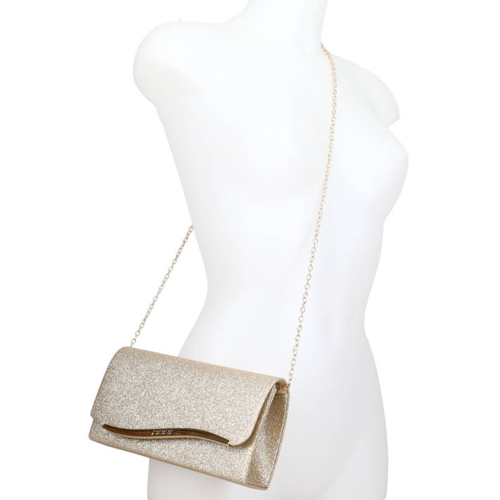 Gold envelope bag