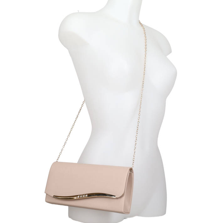 Beige envelope bag