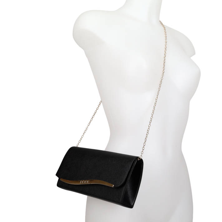 Black envelope bag
