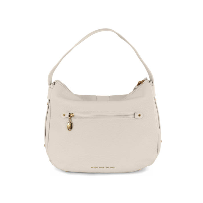 Beige shoulder bag
