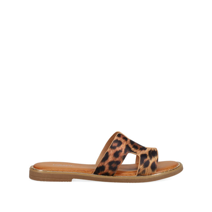 Animal print sandal