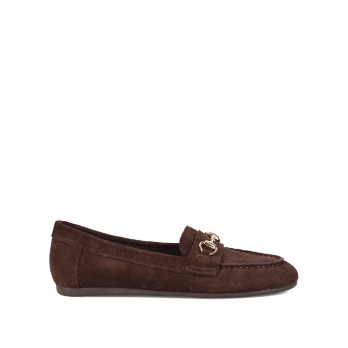 Καφέ δερμάτινο loafer