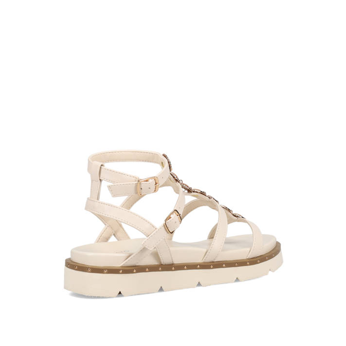 Ecru footbed sandal