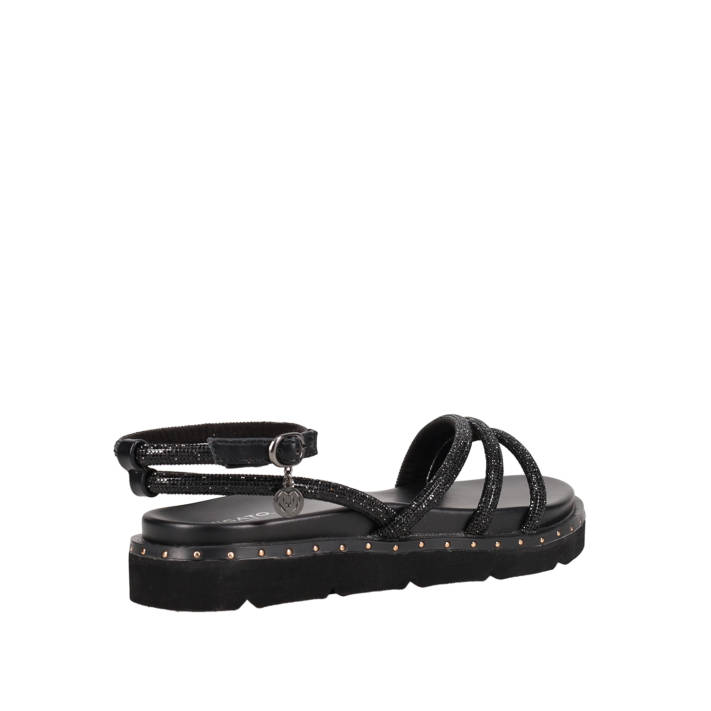 Μαύρο flatform σανδάλι