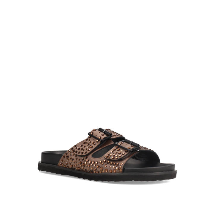 Καφέ footbed σανδάλι