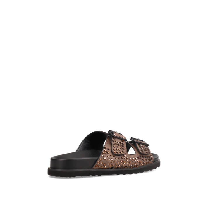 Καφέ footbed σανδάλι