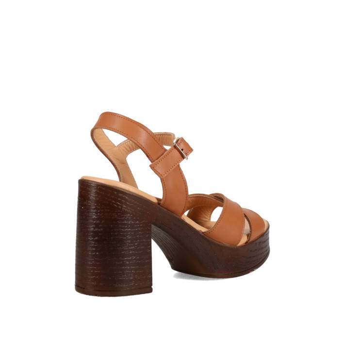 Tan leather sandal