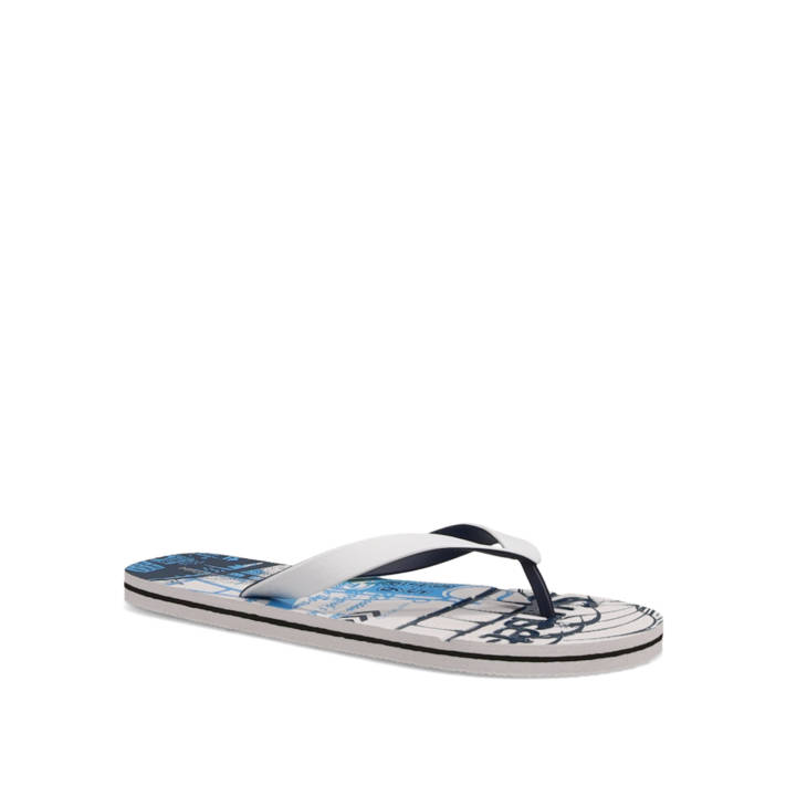 Men''s white flip flop beach sandal