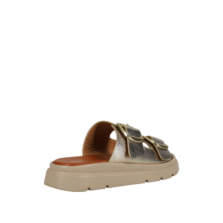 Χρυσό footbed σανδάλι