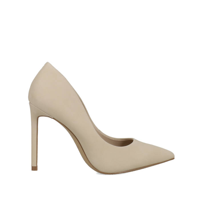 Beige leather pump STESSY2.0