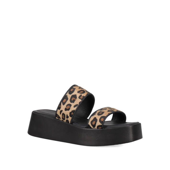 Μαύρο flatform σανδάλι