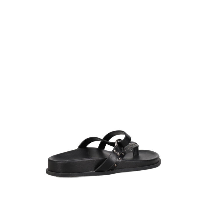 Μαύρο footbed σανδάλι