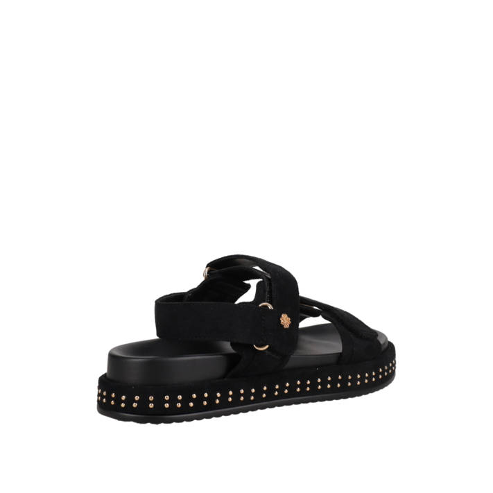 Μαύρο footbed σανδάλι