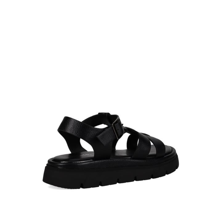 Μαύρο footbed σανδάλι