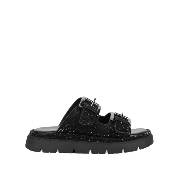Μαύρο flatform σανδάλι